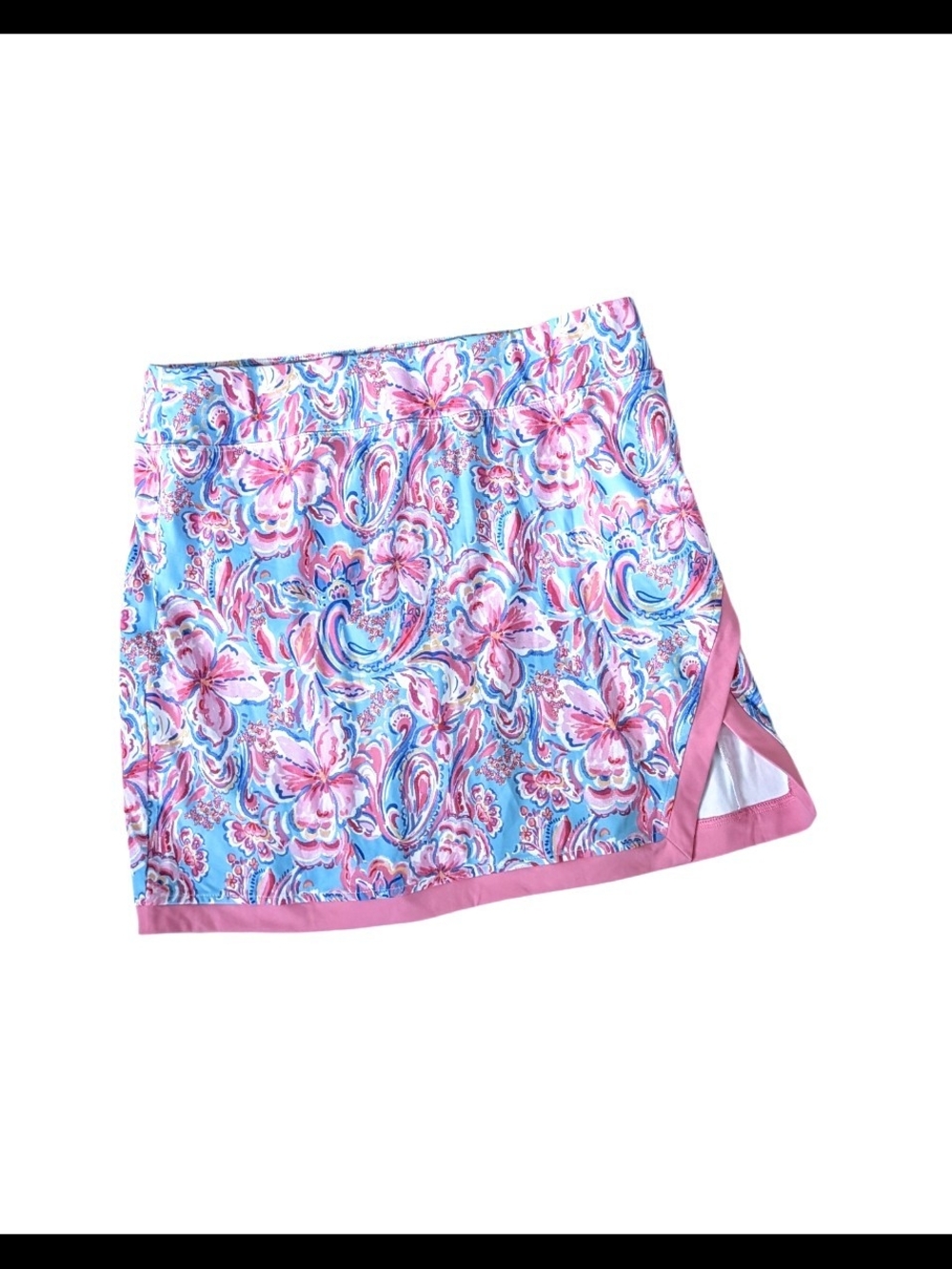 🌸 Stella Parker Sport Tropical Floral Athletic Skort Built In Shorts Size L 🌸